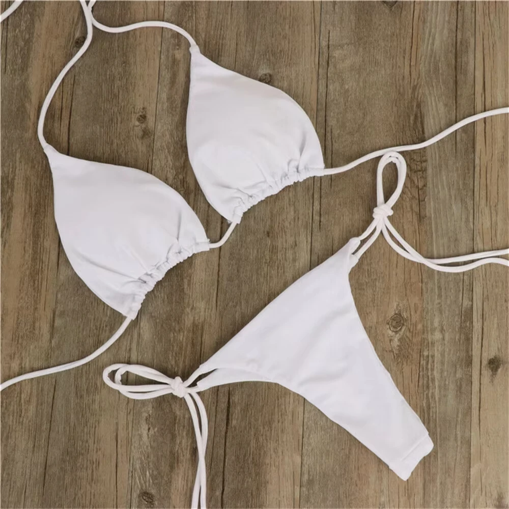 Sexy Bikinis Set Summer Brazilian Swimsuit Women Bra Thong Two Pieces Swimwear Beachwear Bathing Suit Beachwear Swimsuit Women