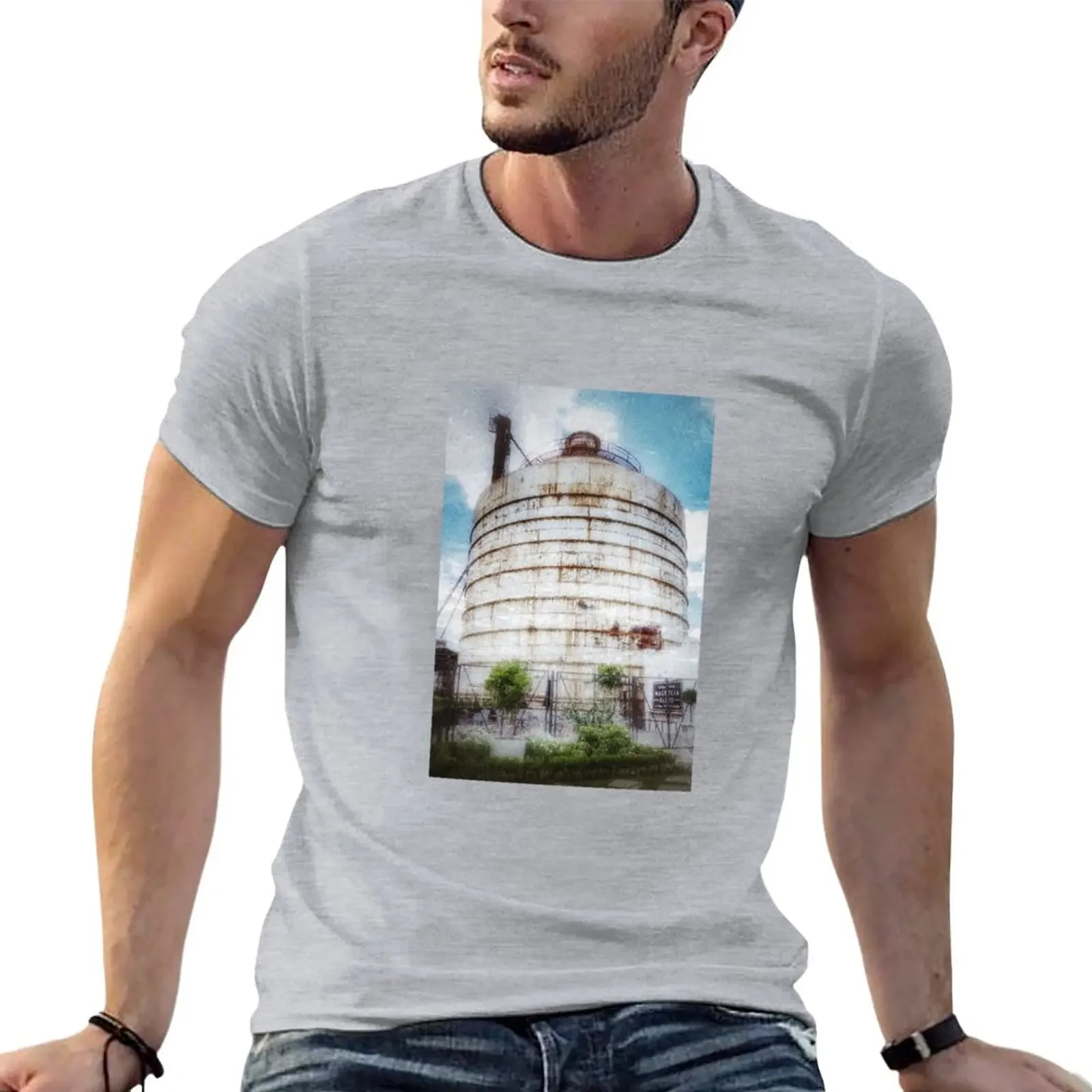 Magnolia Silo - Waco Texas T-Shirt Oversize Cute Top Plain Black T-Shirt Uomo