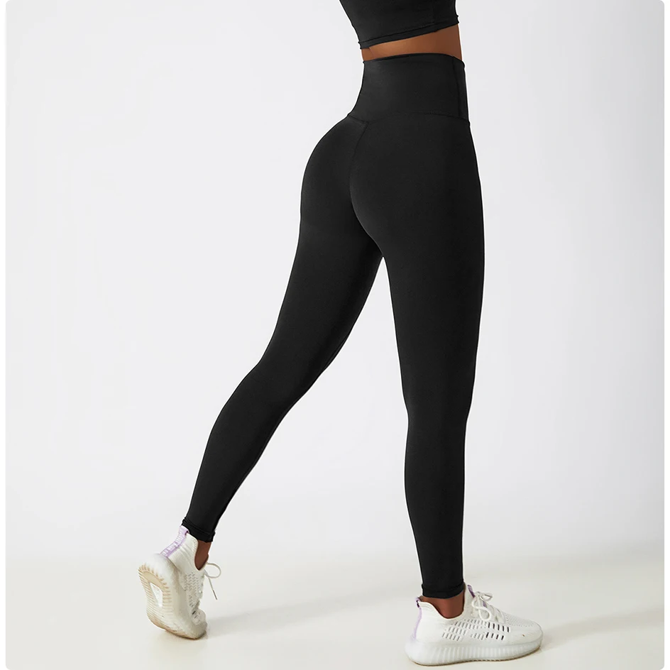 Seamless Black Sports Yoga Pant