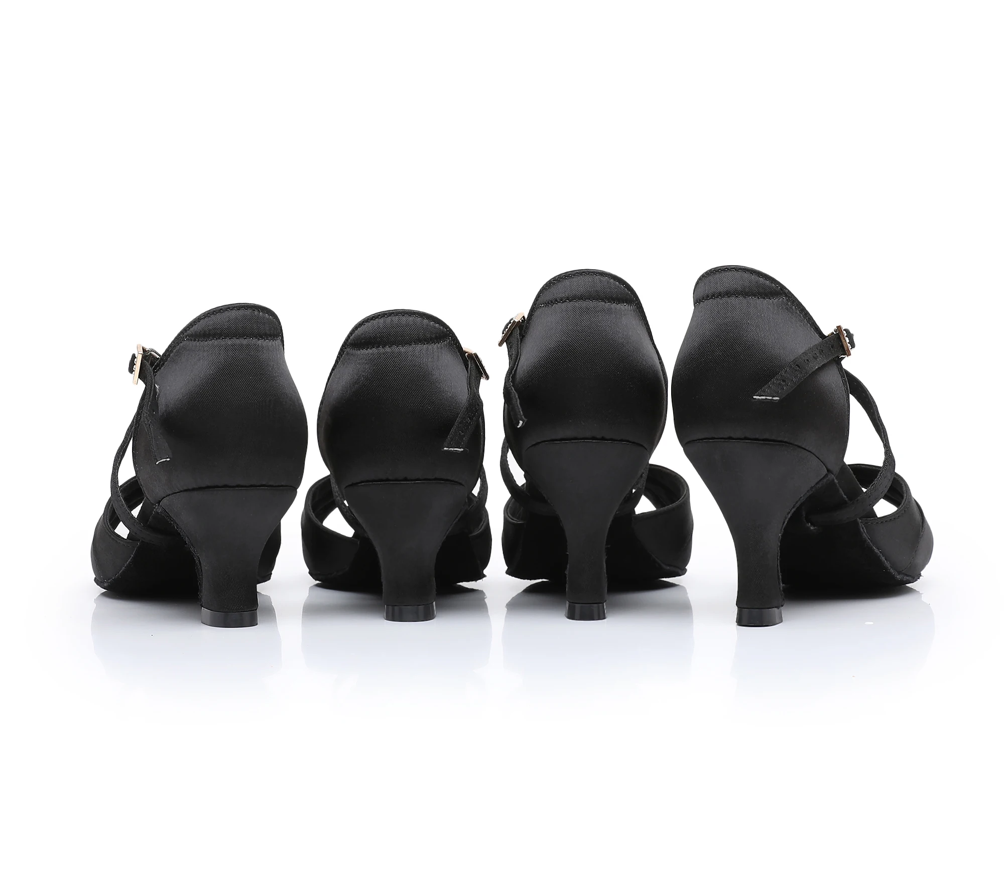 Frau Professionelle Latin Dance Schuhe Damen Tango Jazz Dance Schuhe Turnschuhe für Damen Mädchen Wildleder Weiche Sohle Neue Ankunft 5/7 cm – Detail 4