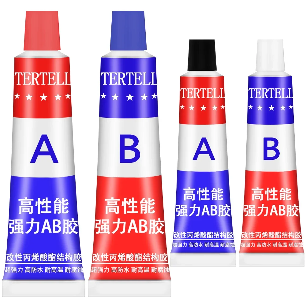 

A+B Glue Industrial Repair Paste Kafuter Acrylate Structure Glue Quick-Drying Glass Metal Strong Adhesive Gel Casting Agent Tool