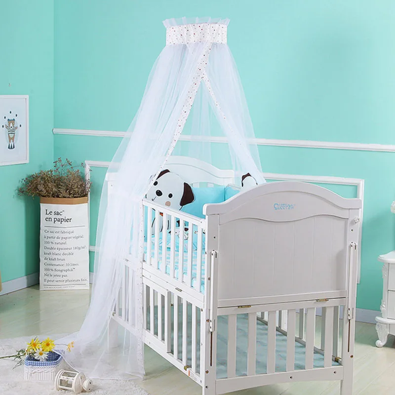 Zanzariera per Lettino Neonato con Supporto Pieghevole, Tenda Anti-zanzare per Bambini, Copertura Completa per Culla - immagine 2