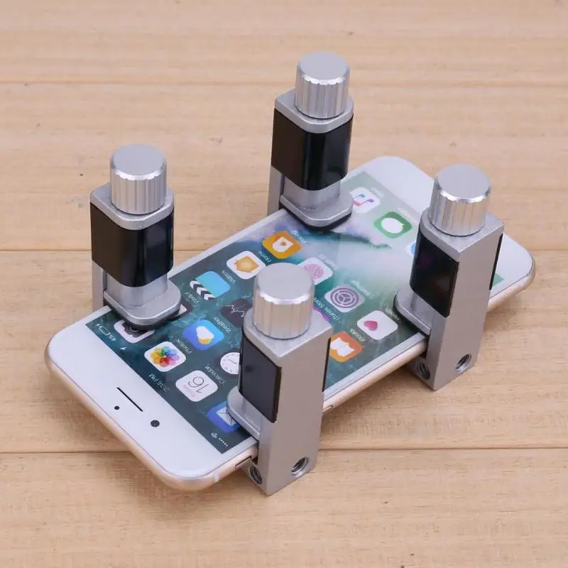 4 Pcs Mobile Screen Separator Adjustable Alloy Clip Fixture Clamp Phone Repair Tools LCD Display Clip For IPhone/IPad/Tablet