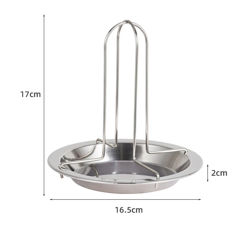 Outdoor Camping Thickened Barbecue Grill Fork Chicken Roasting Chicken Rack Carbon Steel Baking Non-stick Roasting kitchen utensils camping cookware camping cookware set