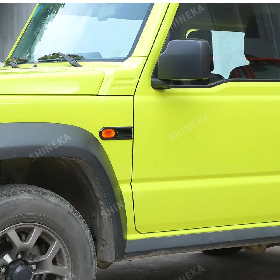 SHINEKA Auto-Kotflügel vorne, Blinker, Dekoration, Abdeckung für Suzuki Jimny 2019 2020 2021 2022 2023, Außenzubehör – Detail 10