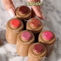 Rhode Pocket Blush LIP Stick Lip Cheek Hydrating Stick Natural Rouge Powder Blush Cream Lipstick Cheek Easy To Apply Color 6