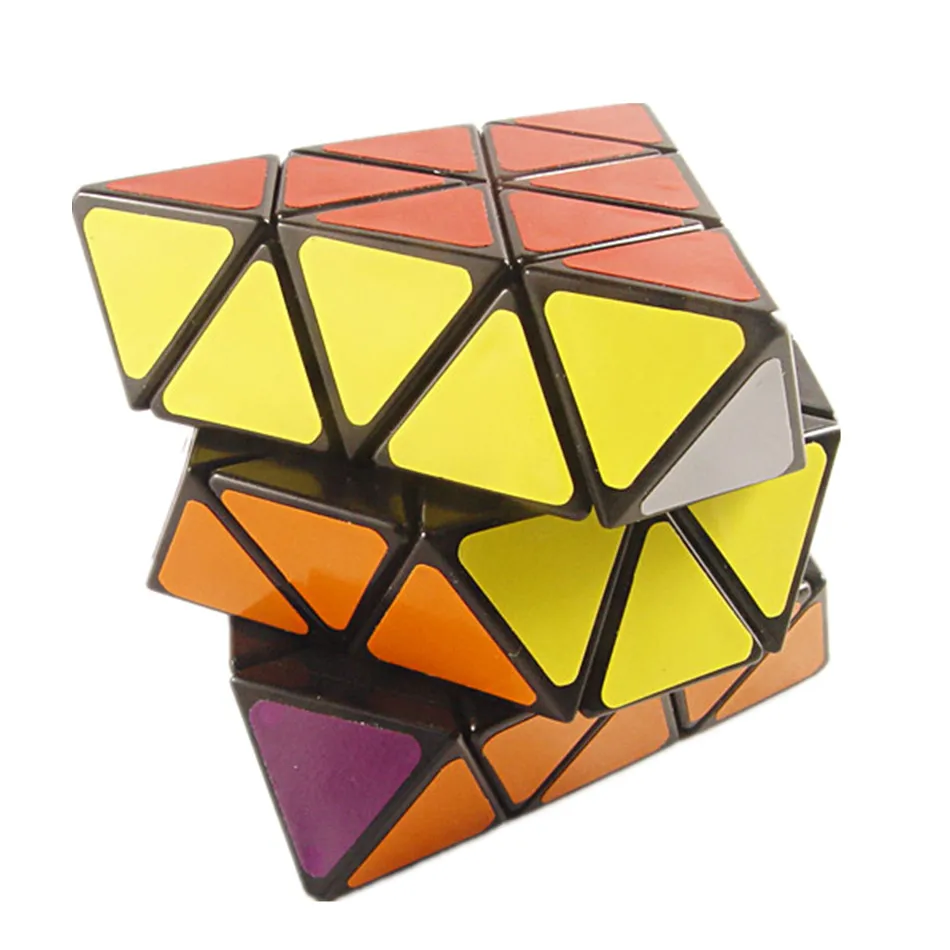 [ECube] Lanlan Octahedron Magic Cube Puzzles Black And White Lanlan Face Turning Octahedron Cubo magico Toys
