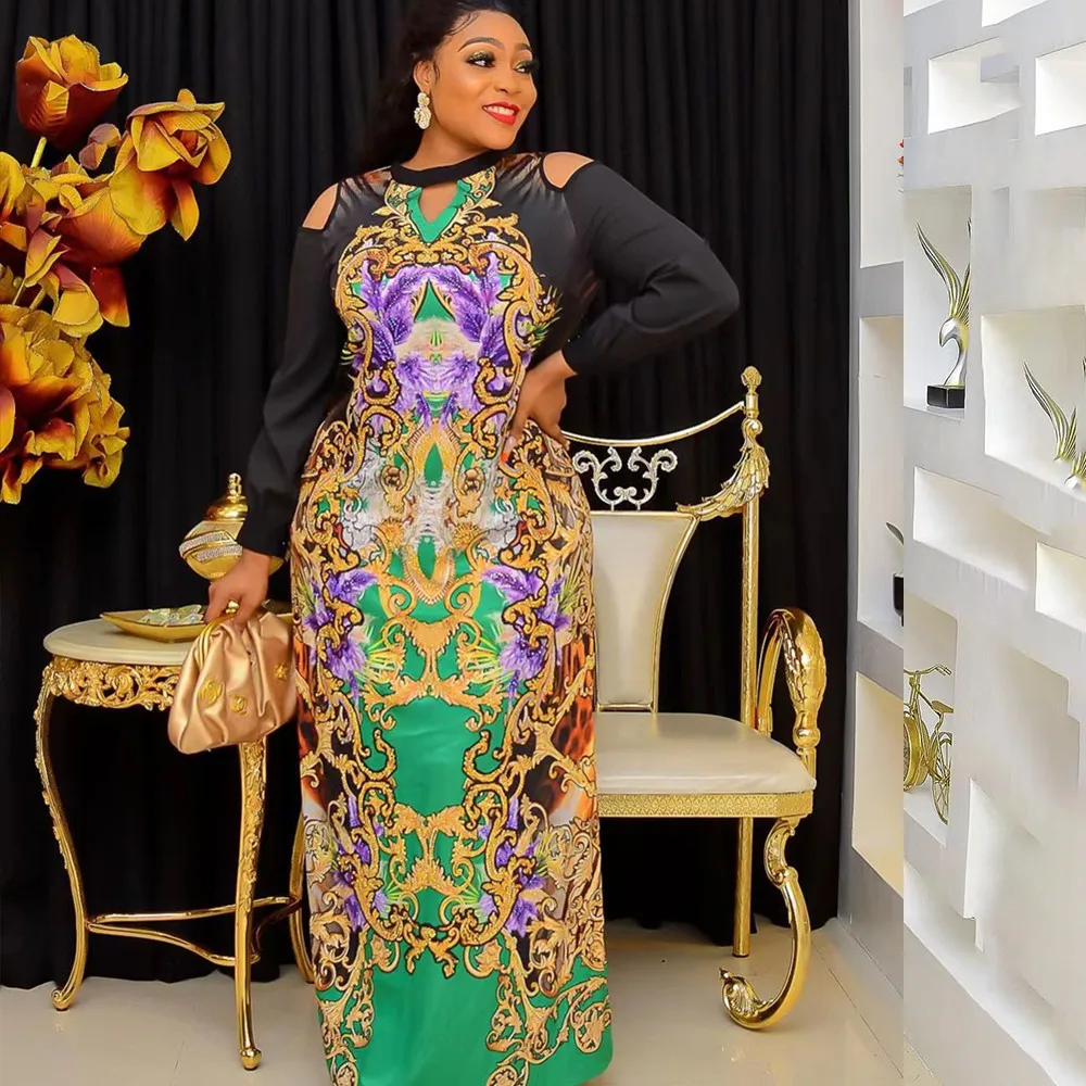 Dashiki African Print Dresses for Women 2025 New Fashion Ankara