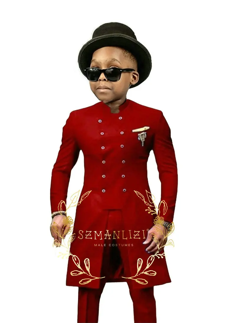 Boys Wedding Tuxedo 2 Piece Suit Child Formal Party Jacket Roupa Infantil Pra Menino Trajes Para Ni&ntilde;os Elegantes