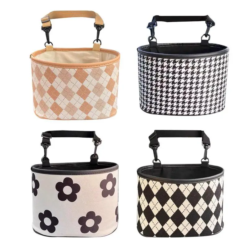 

Автомобильный Компактный органайзер для хранения на заднем сиденье, прочная кожаная сумка для хранения с изоляцией, автомобильные аксессуары