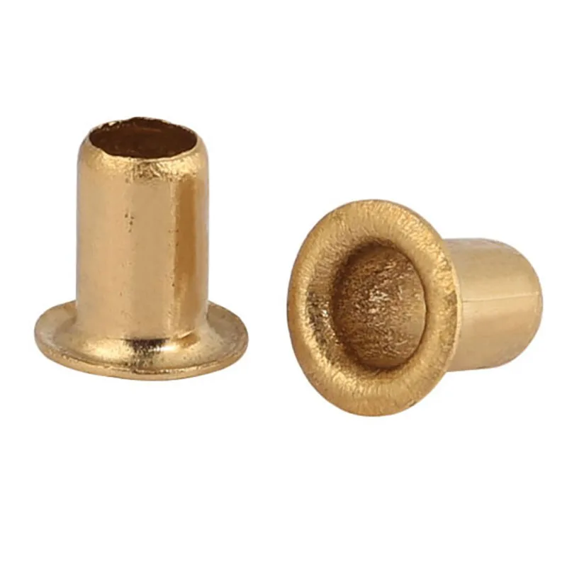Copper blind rivets brass hollow tubular rivets M0.9-M1.7 rivets and fasteners rivets and screws