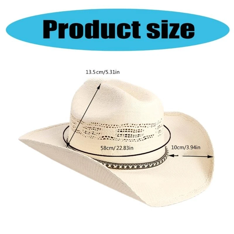 Breathable Unisex Denims Hat Western Styles Hat Sun Blocking Daily Wear for Both Men and Women's Casual Outfits