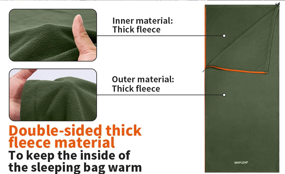 Fleece Sleeping Bag Liner 10
