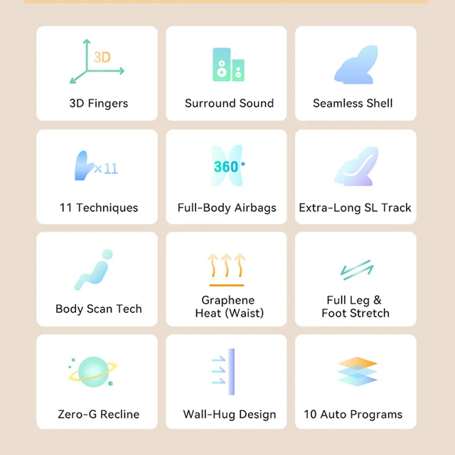 High Quality Full Body Zero Gravity Massage Chair with Long Lifespan Durable Fauteuil De Massage Product