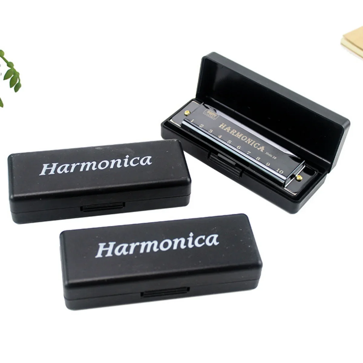 professional 10-hole harmonica, Metal organ for mouth, musical instruments for beginners Ocarina Harmonica mouth Armonica Flute