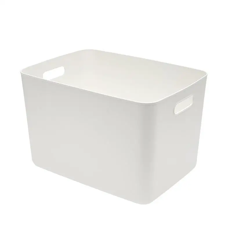 Solid Color Plastic Storage Box Large Capacity Home Storage Box Clothing And Toy Storage Box Desktop Miscellaneous Storage Box