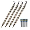 Full Metal Mechanical Pencil 0.3mm/0.5mm/0.7mm/0.9mm High Quality HB Automatic Pencils Writing School Pencils Office Supplies 1