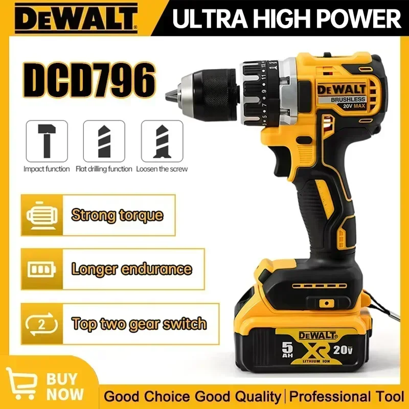 Brushless Drill Dewalt Dcd796 Chuck Replacement 2025 Dewalt