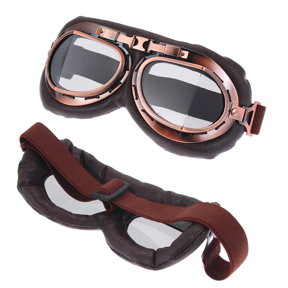 Pilot Retro Dustproof Motorcycle and Sports Protective Goggles