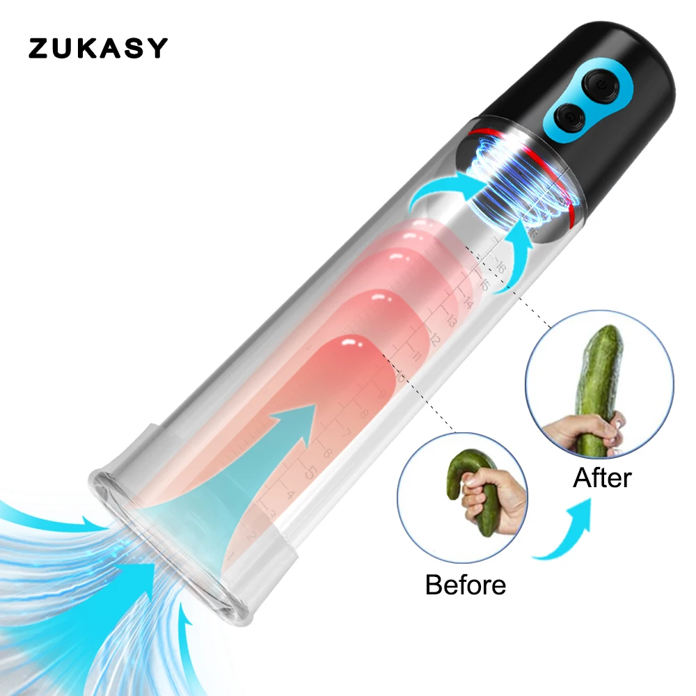 Pompe Électrique Agrandisseur Pompe À Vide Sex Toys pour Hommes Mâle Masturbateur Pénis Plus Grand Formateur Élargissement_voghion.com