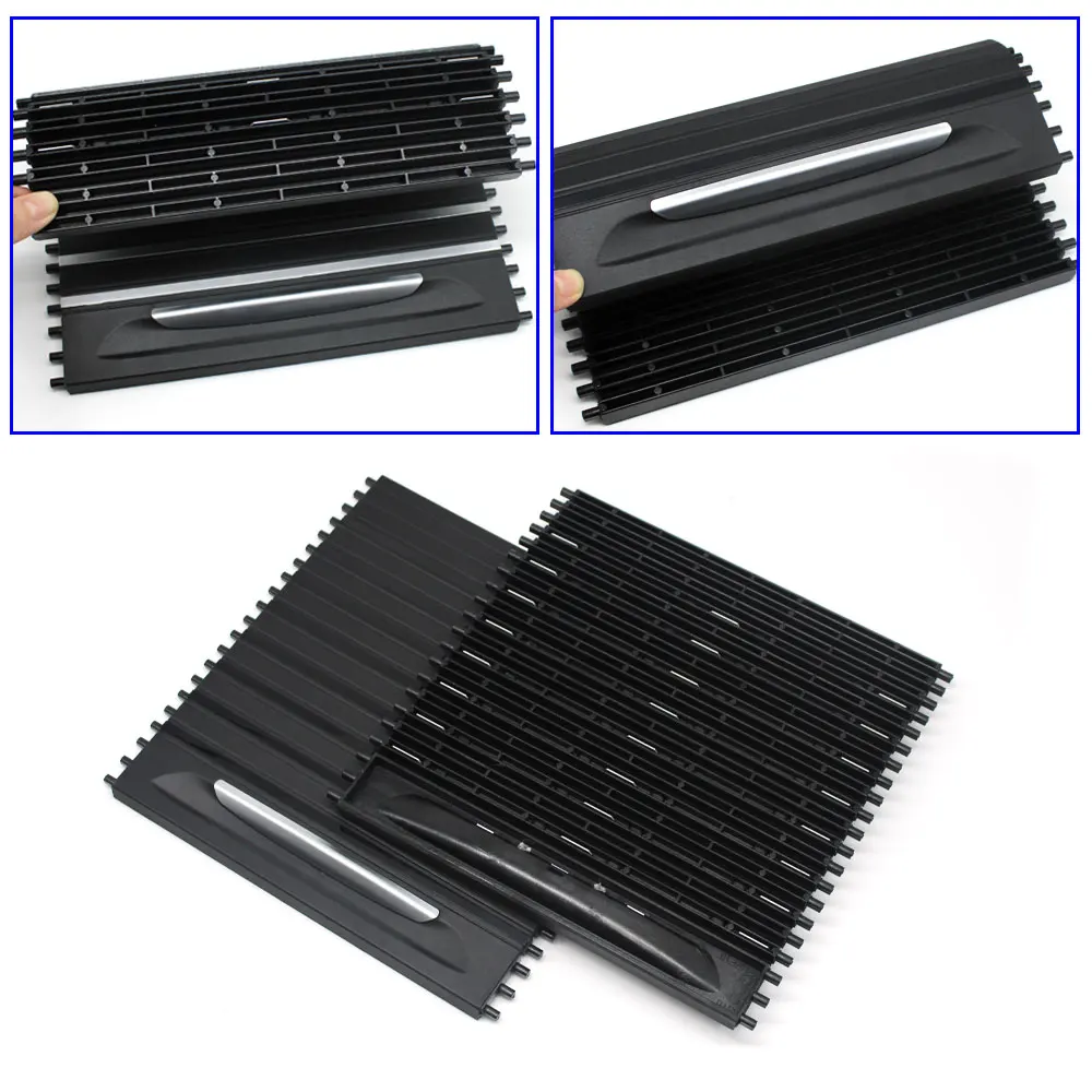 For BMW X5 X6 F15 F16 Drink Cup Holder Cover Sliding Cover Shutter Trim Console Roller Blind Slide Replacement 2014 2015