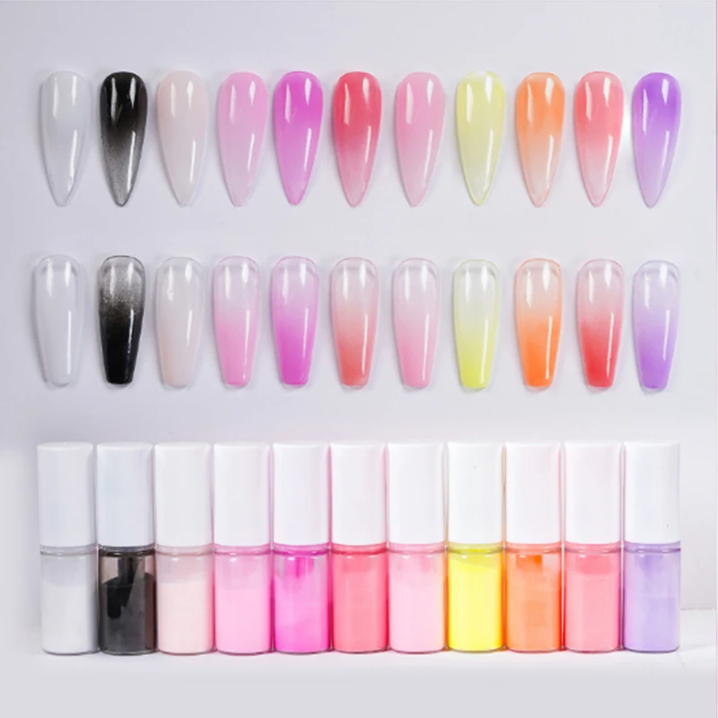 Ombre Spraying Powder 10G Nail Art Ombre Pigment for Nail Create A Few Seconds To Achieve A Gradient Effect Dust Manicure Painting