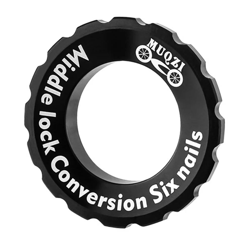 

Bicycle Center Lock Cover Bike 6 Bolt Disc Brake Rotor Center Lock Cap Aluminum Alloy Rotor Adapter Bike Accessories