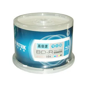 BDR 25GB Blue Ray Disc Full surface Printable Blue-ray BD-R 10X Speed Blank disc blank blu ray discs
