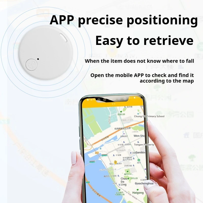 Bluetooth Alarm round Key Anti-Lost Locator Two-Way Alarm Mobile Wallet Smart Fantstic Anti-Lost Product