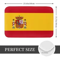 Flag Of Spain Non-slip Doormat Floor Mat Dust-proo Carpet Rug for Kitchen Entrance Home Balcony Footpad Mats 2