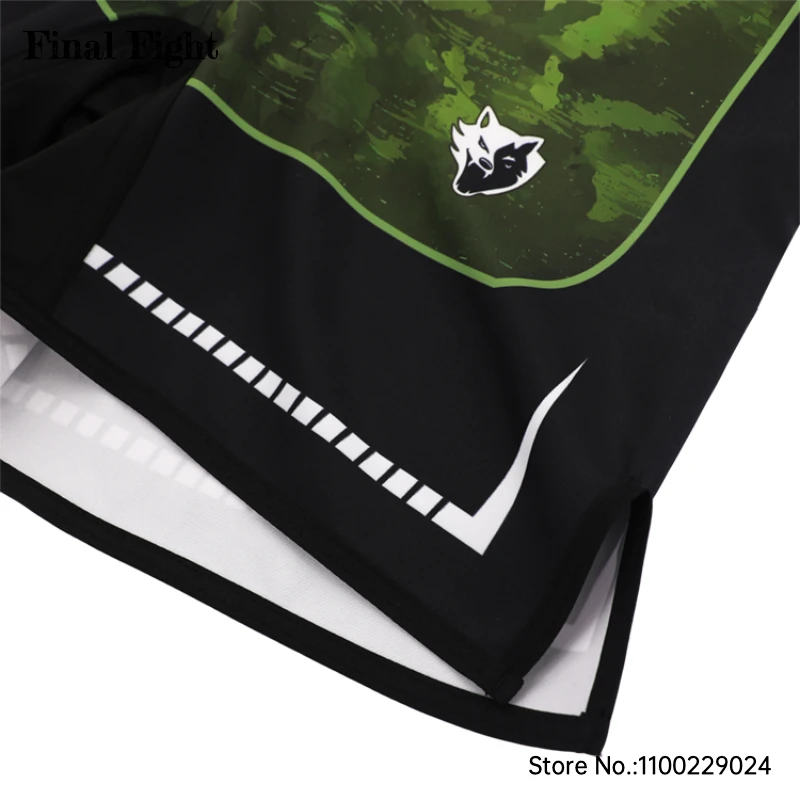 MMA Shorts Vszap Camouflage Fight Shorts Men BJJ Boxing Pants Gym Martial Arts Muay Thai Jiu Jitsu Grappling Kickboxing Trunks