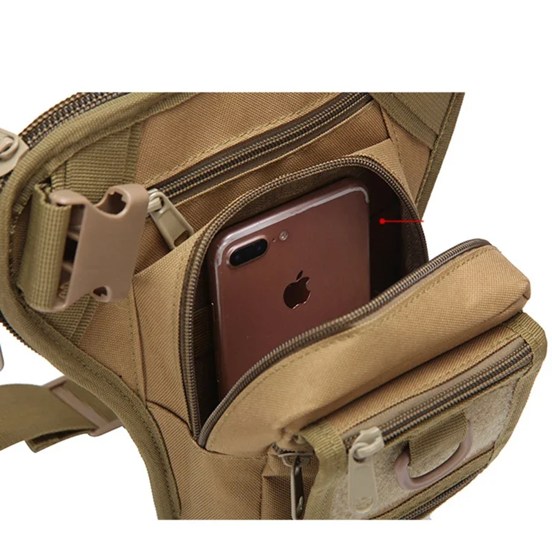Nylon Waist Belt Fanny Pack Bag for Men Outdoor Travel