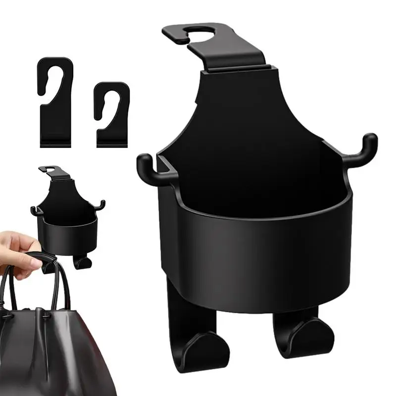 

Car Seat Headrest Hooks Upgraded 2-in-1 Car Storage Headrest Hook Storage Bag Universal Vehicle Back Seat Hooks accessories