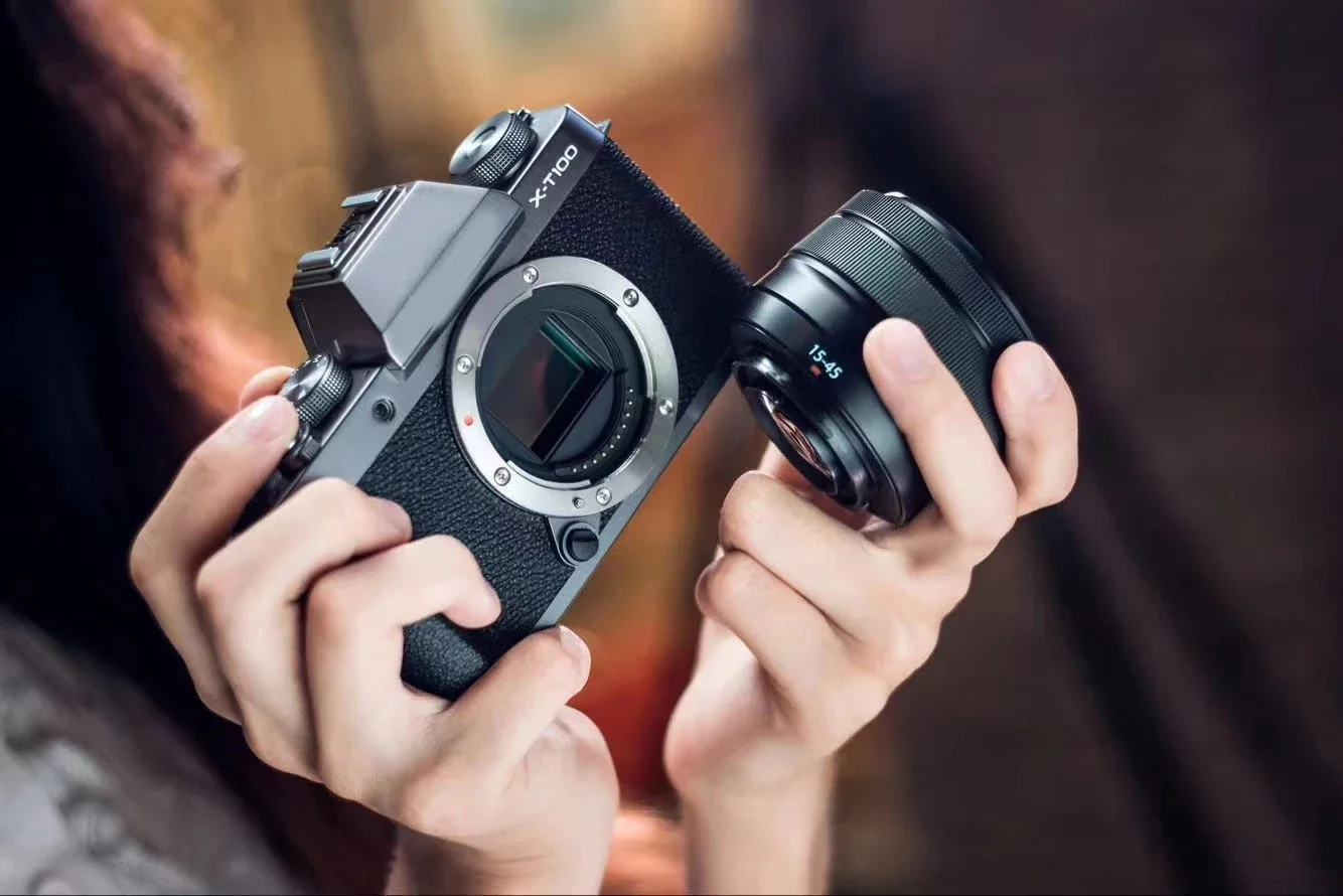 DF Supplier Mirrorless Camera XT100 Retro Film-scale Micro SLR Camera 4k HD Video Digital