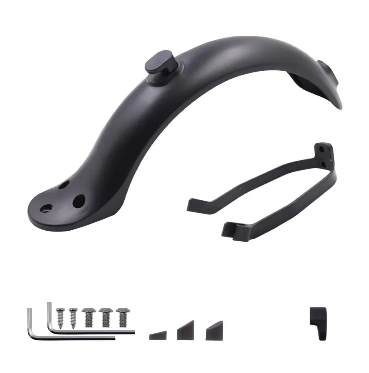 Kotflügel hinten für Xiaomi M365 Pro Elektroroller, kurzes Entenschwanz-Rückenflügel-Rücklicht für Mijia Mi 3 1S hinteres Kotflügel-Zubehör – Detail 20