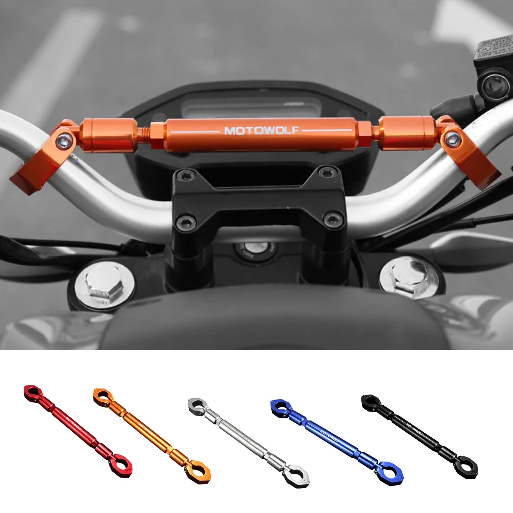 New 7/8 Inch Adjustable Universal Motorcycle Handlebar Extended