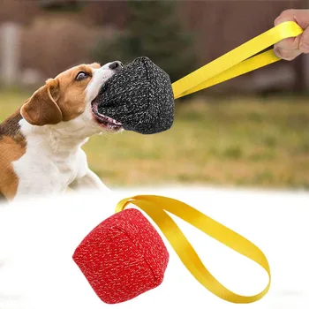 Durable Hemp Dog Ball Toy 1
