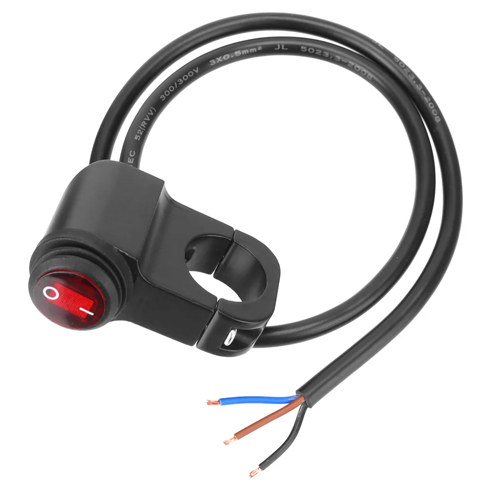 Aan/Uit Schakelaar Waterdichte Koplamp Mistspot Licht Motorfiets Stuur Lichtschakelaar Aluminium Legering 12V Motorfiets Accessoires