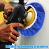 5-10 Inches Car Waxing Polishing Sleeve Microfiber Polisher Pad Wash Buffer Waxing Sleeve Auto Body Care Cleaning Accessories 3