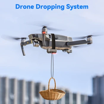 Airdrop System for DJI Mavic 3/2 Zoom AIR 2 Mini 2/Mini 3 Pro Drone Fishing Bait Wedding Ring Gift Deliver Life Rescue Thrower