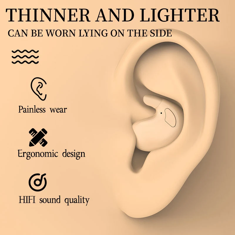 Bluetooth Headphones Wireless Earbuds 48hrs Talktime Digital Display Sports Ear Buds IPX5 Waterproof Earphones for Phone Laptop