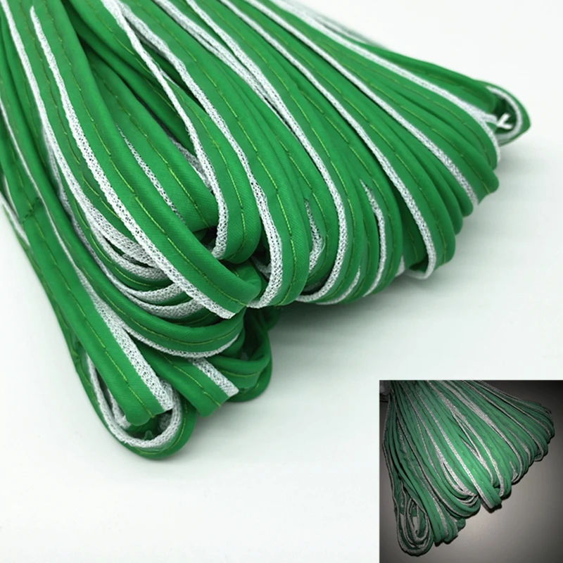 5 Yards 9 mm reflektierendes Band, Kanten-Nähband, Kordel, Seil für Laken, Sofa, Vorhänge, Hüte, Kleidung, verschiedene Stoffe, Nähen, DIY – Detail 14