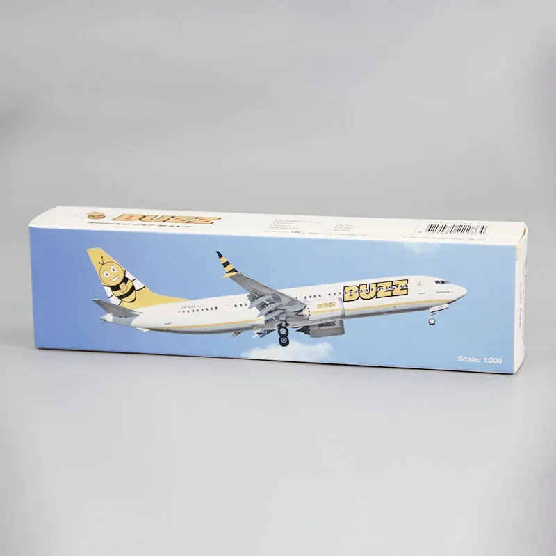 1:200 Scale B737MAX8 B737 MAX BUZZ Airline ABS Plastic