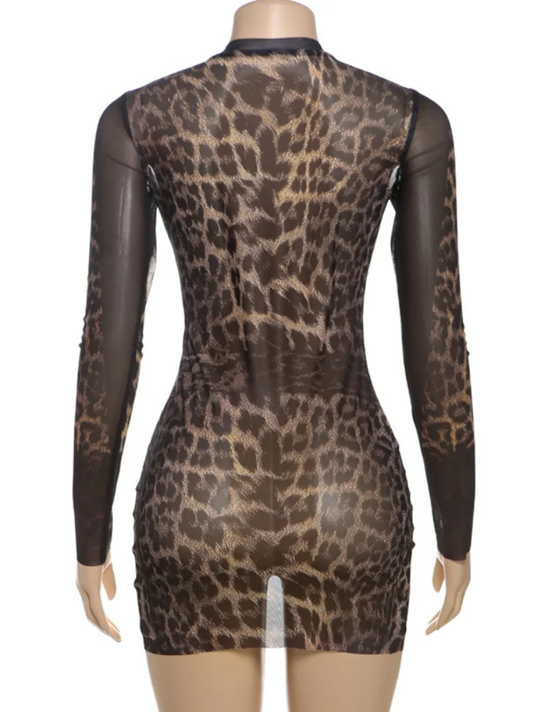 Wmstar Dresses for Women Wholesale Fashionable Street Trend Sexy Tulle See Through High Waist and Hip Dress Drop Shopping