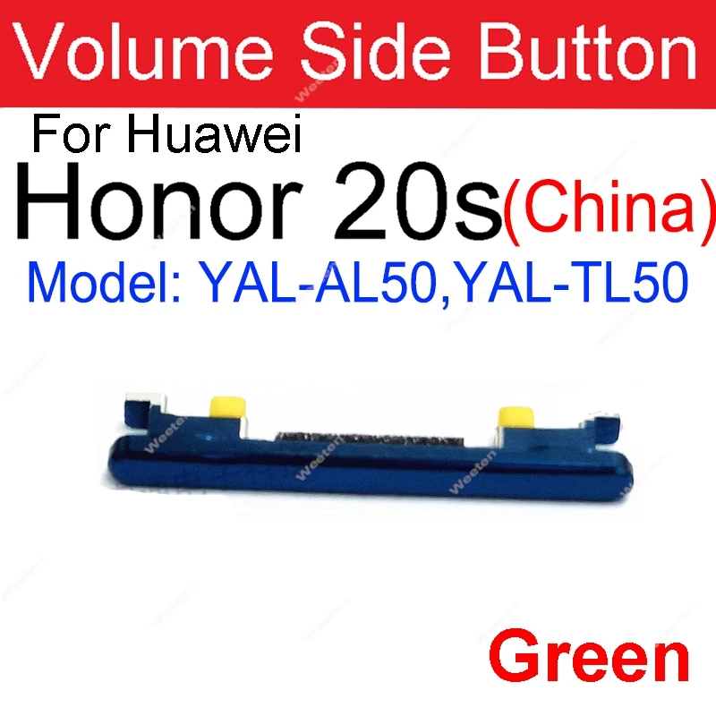 Enhanced Side Button Keys for Power and Audio Control Replacement