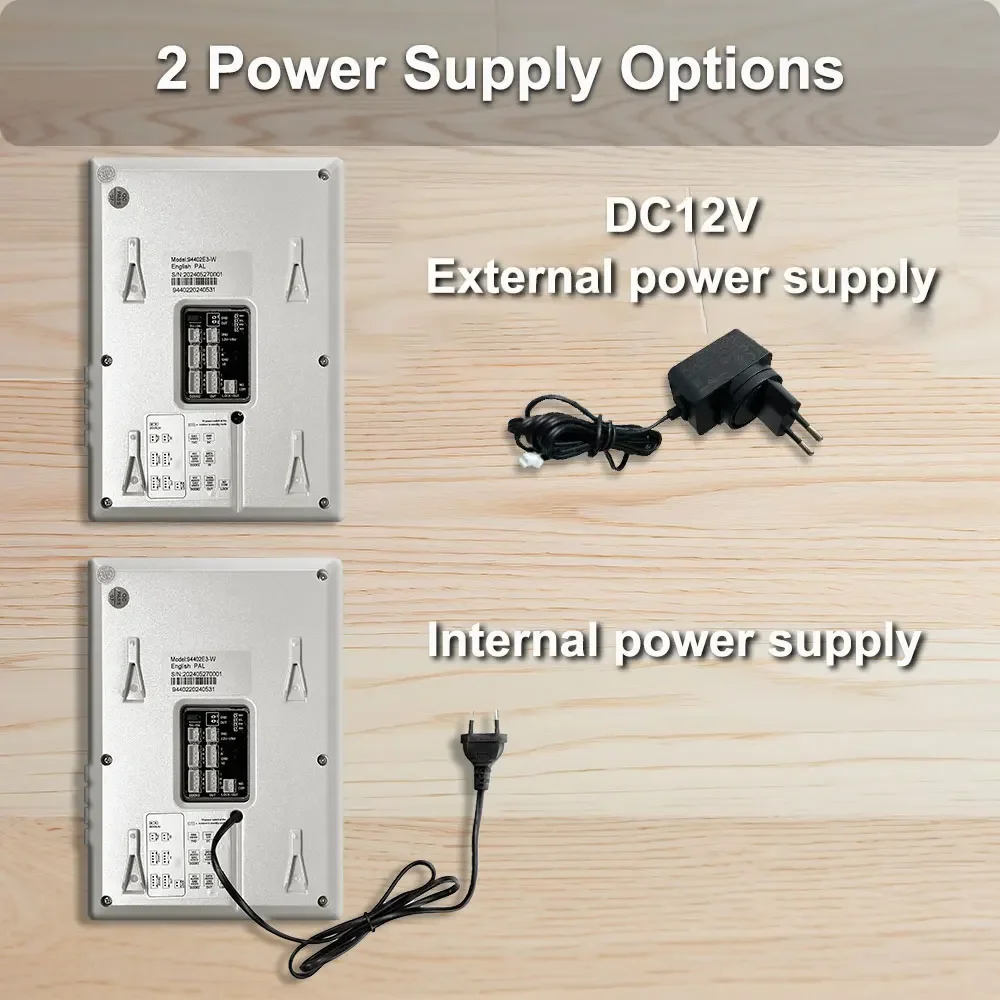 4.3 Inch Metal Doorbell Video Intercom for Home Apartment with IP65 Waterproof N