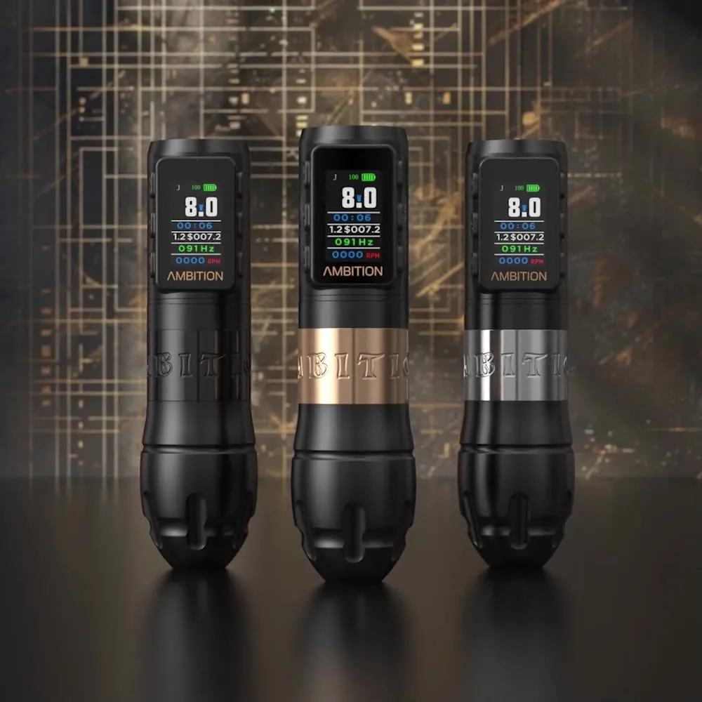 Ambition Vibe Max 2.5-3.5-4.0-4.5mm Stroke Wireless Tattoo