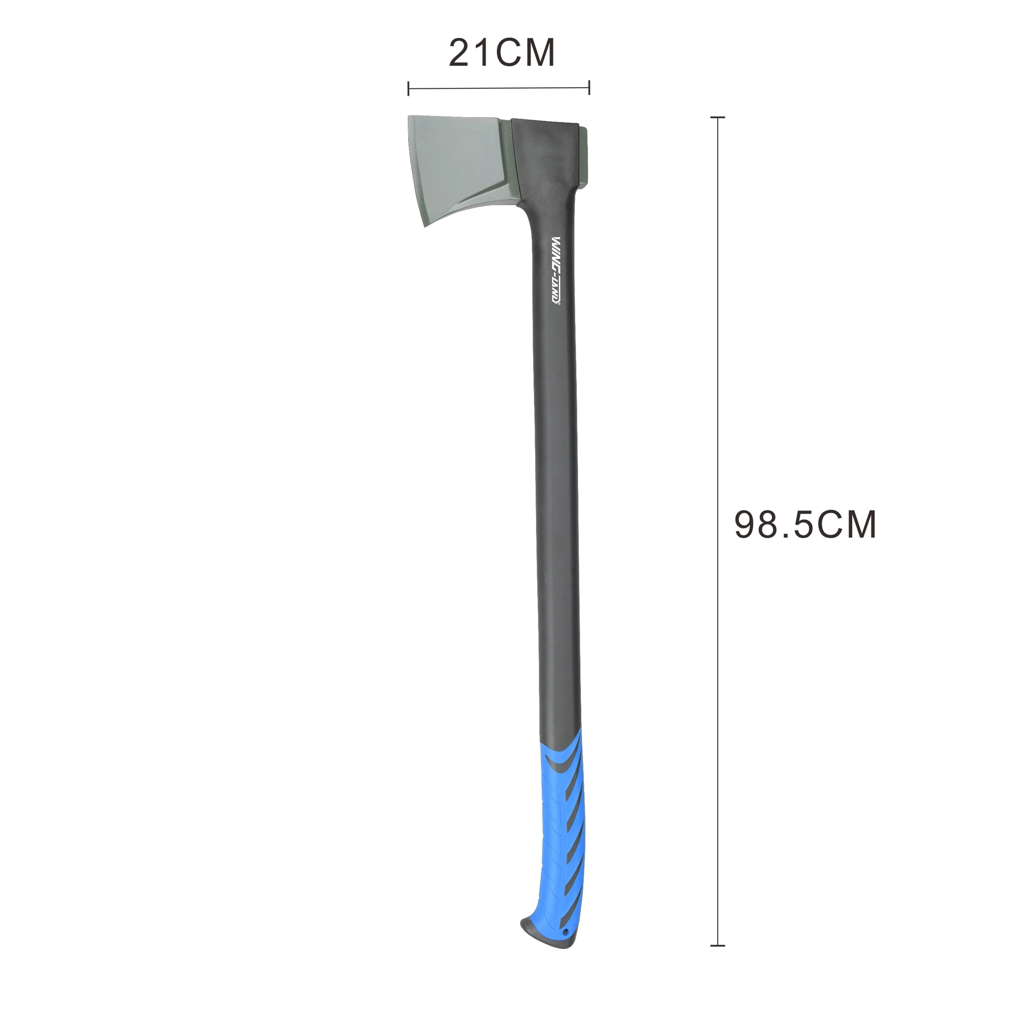 38" Fiberglass Handle Camping Axe Hatchet Outdoor Survival Camping Wood Splitting Axe For Felling