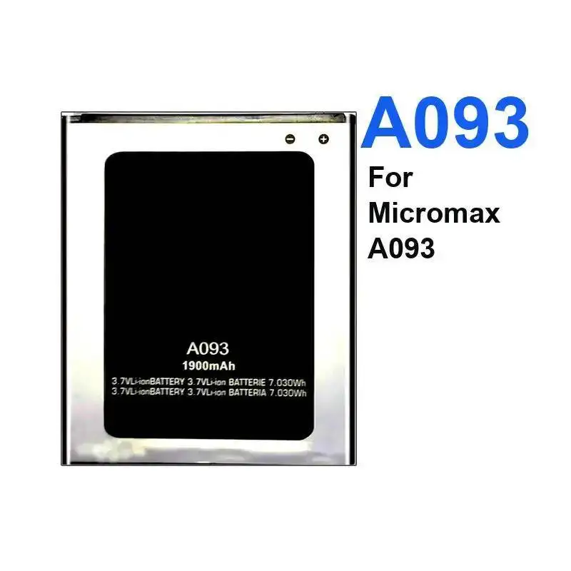 Robust Mobile Phone Battery 1900Mah For Micromax A093 High-Capacity