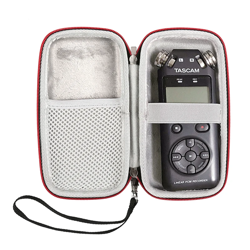 Borsa Portaoggetti In Eva Rigida Zoprore Per Tascam Dr-05X Dr-05 Dr-07 Custodia Da Viaggio Per Registratore Audio Digitale Portatile Stereo